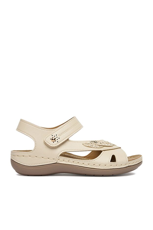Sandale de damă Go Soft, bej - 1