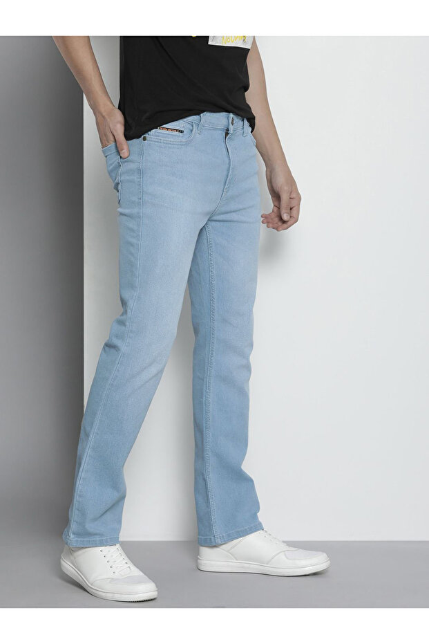 Men Bootcut Fit Solid Jeans