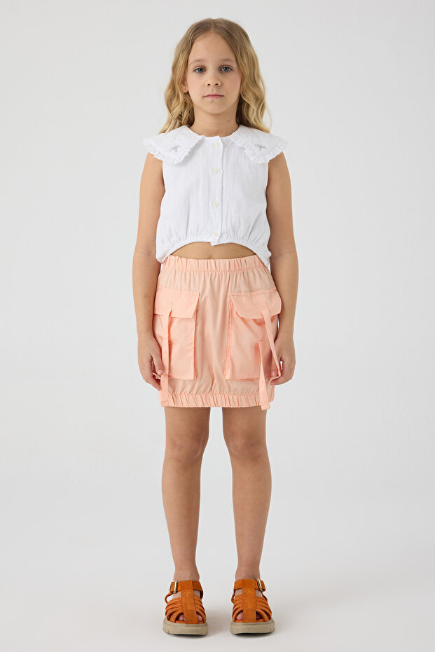 Girl Salmon Skirt