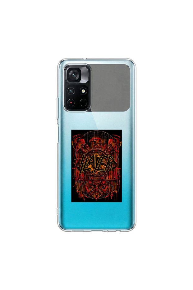 Poco M4 Pro Compatible Metal 17 Design Transparent Case