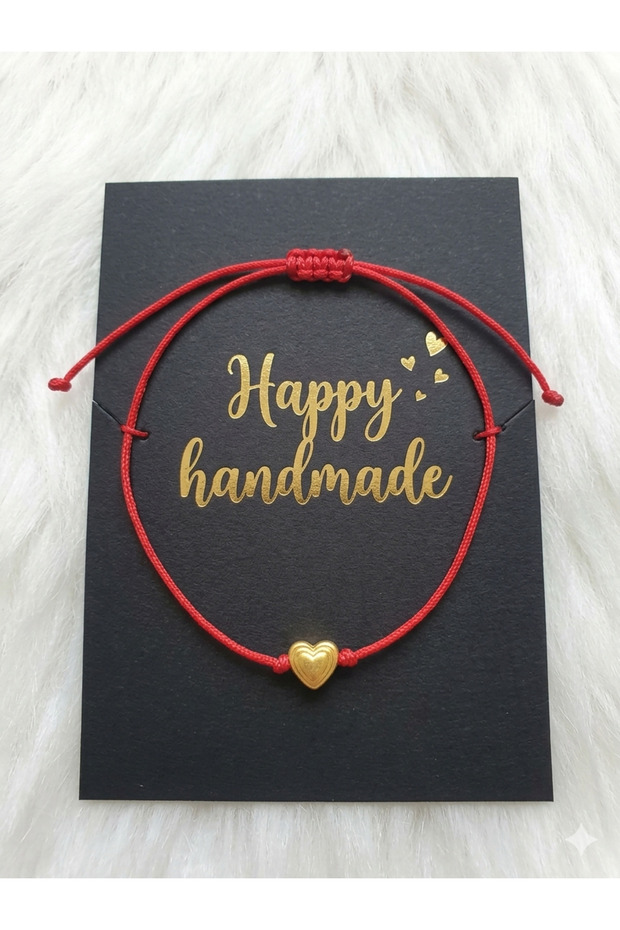 Hearted Luck Bracelet/Adjustable Bracelet/Jewelry/Bujiteri/Red Luck Bracelet/Bracelet/Gift