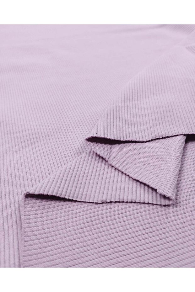 Lilac Camisole Ribbed Fabric Flexible Soft Bodysuit & Blouse Length: 120cm