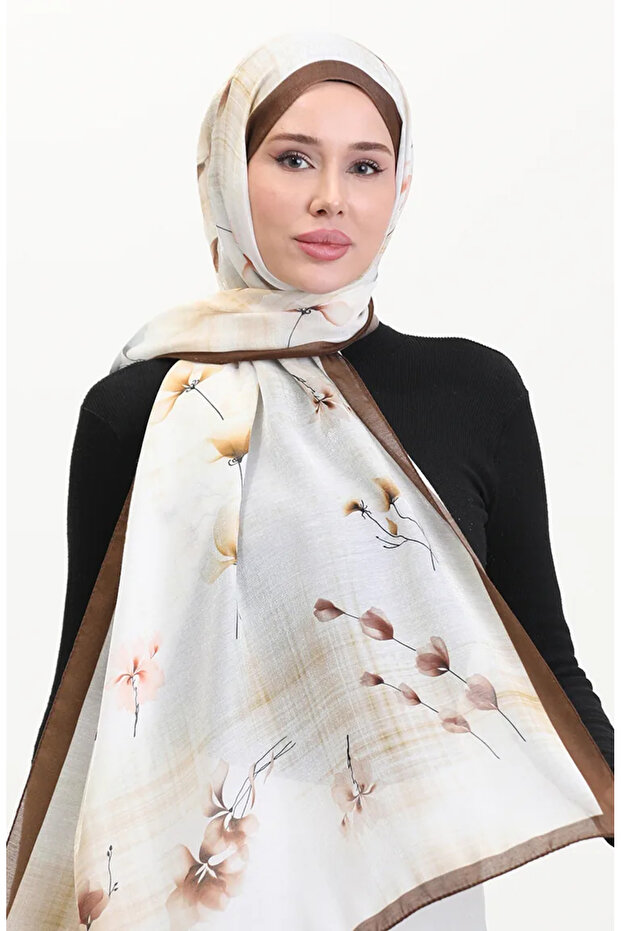 شال كهربيار 70242-01 بني خردل