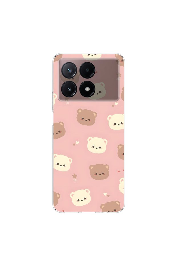 Poco X6 Pro Compatible Minies 1 Design Transparent Case