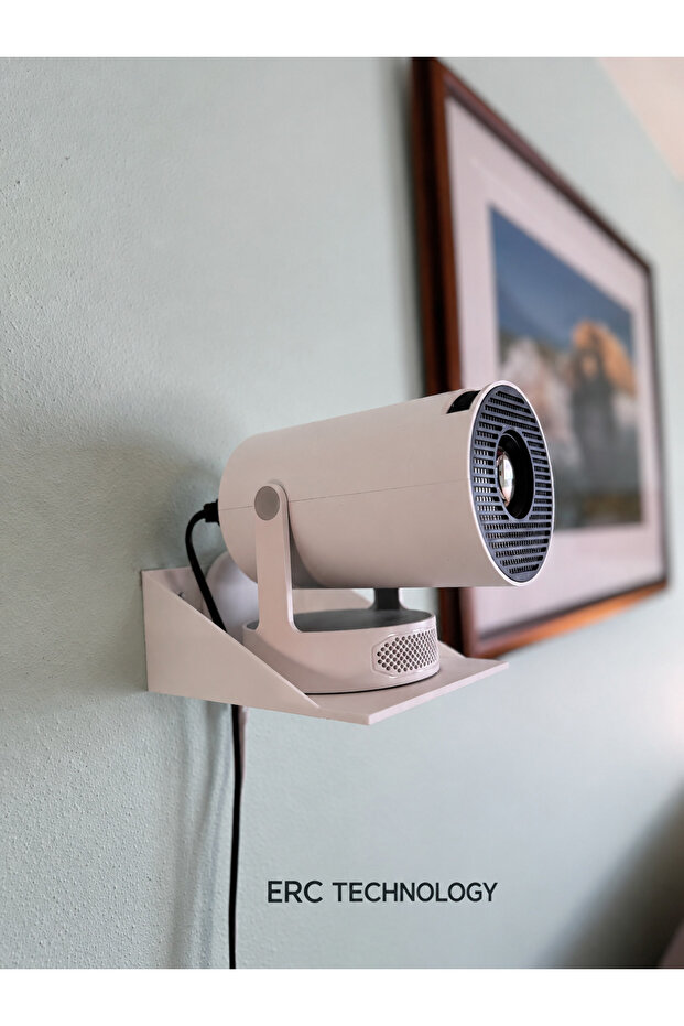 Wall Fixing Shelf Mounting Bracket for Projection Device White