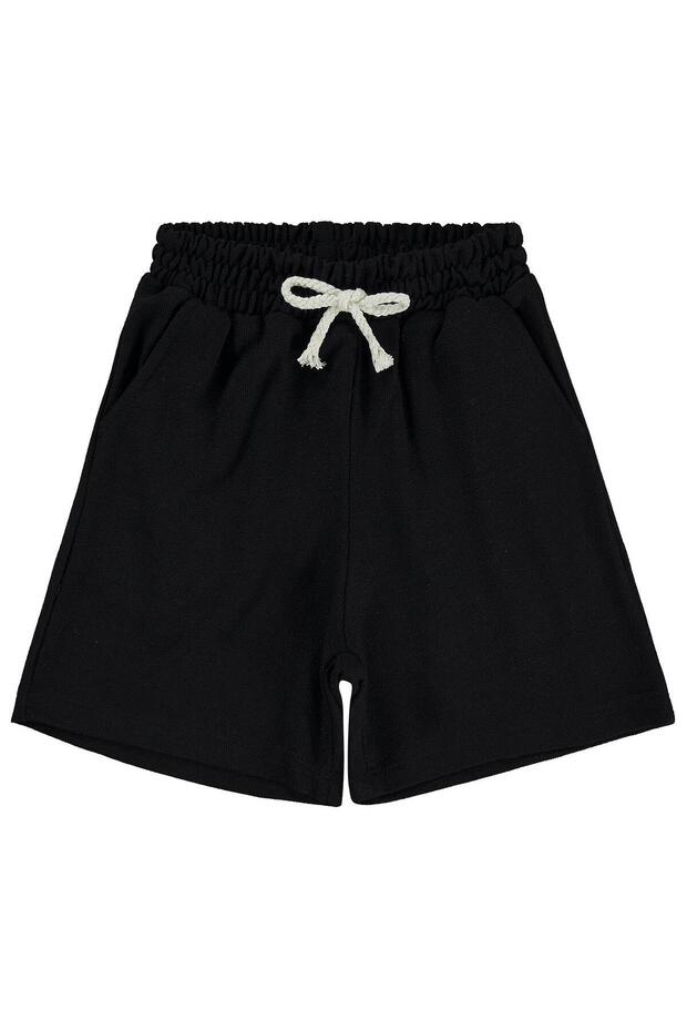 Elastic Waist Capri for 6-9 Years - Black