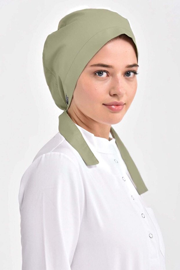 قبعة طبية من الليكرا الخضراء من قاغلا