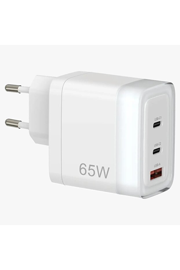 3-Port Fast Charging Adapter White