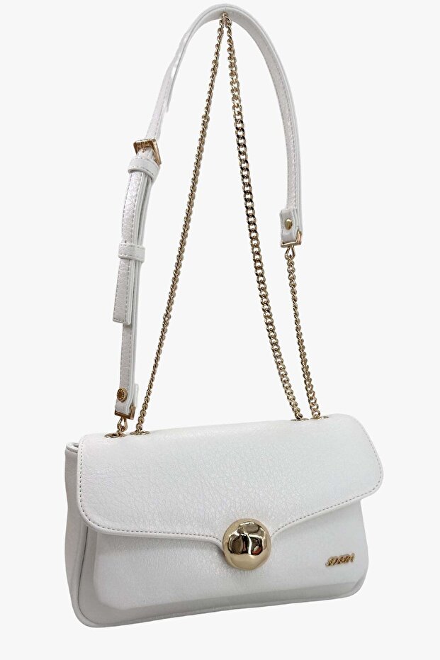 67-7201 Women's White Crossbody Bag