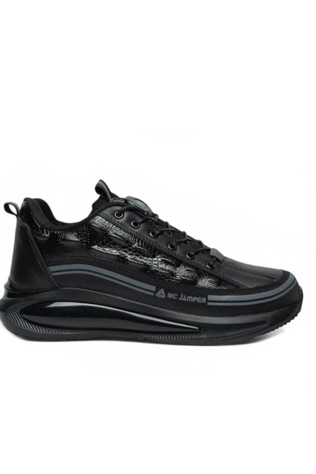 Men's Black Thick Sole Daily Walking Sports Shoes Sneaker Air Zoom Sole 2250