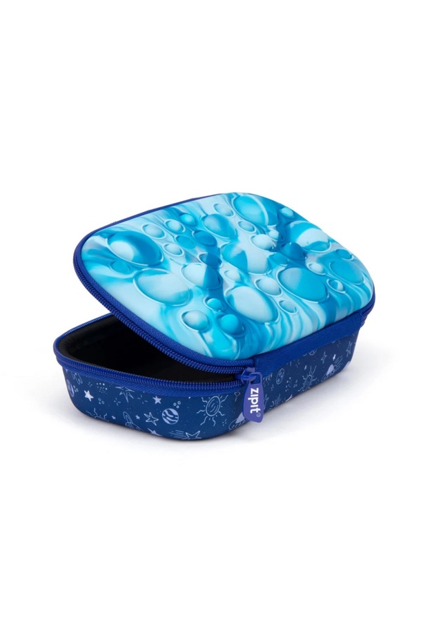 Penar cu fermoar Bubble Top Storage Box - Blue Space - 4