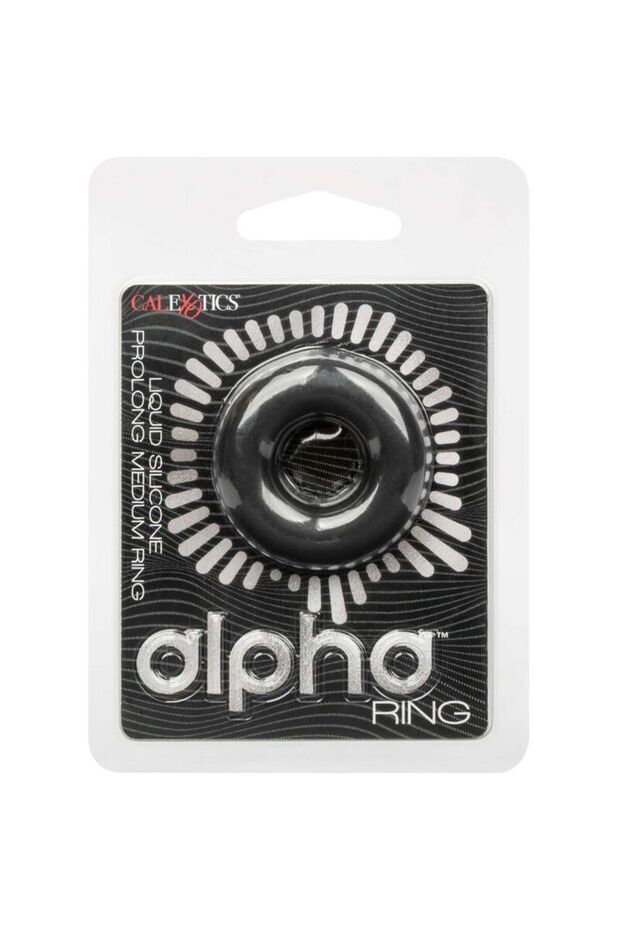 Inel Penis Alpha Prolong Medium Negru - 2
