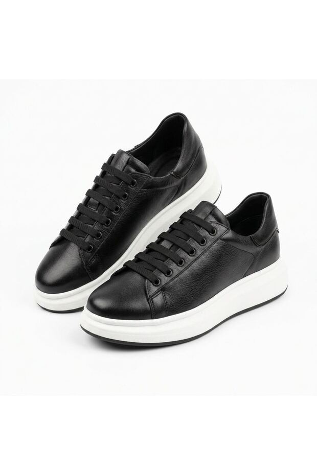 Voyager Men's High-Top Genuine Leather Sneakers