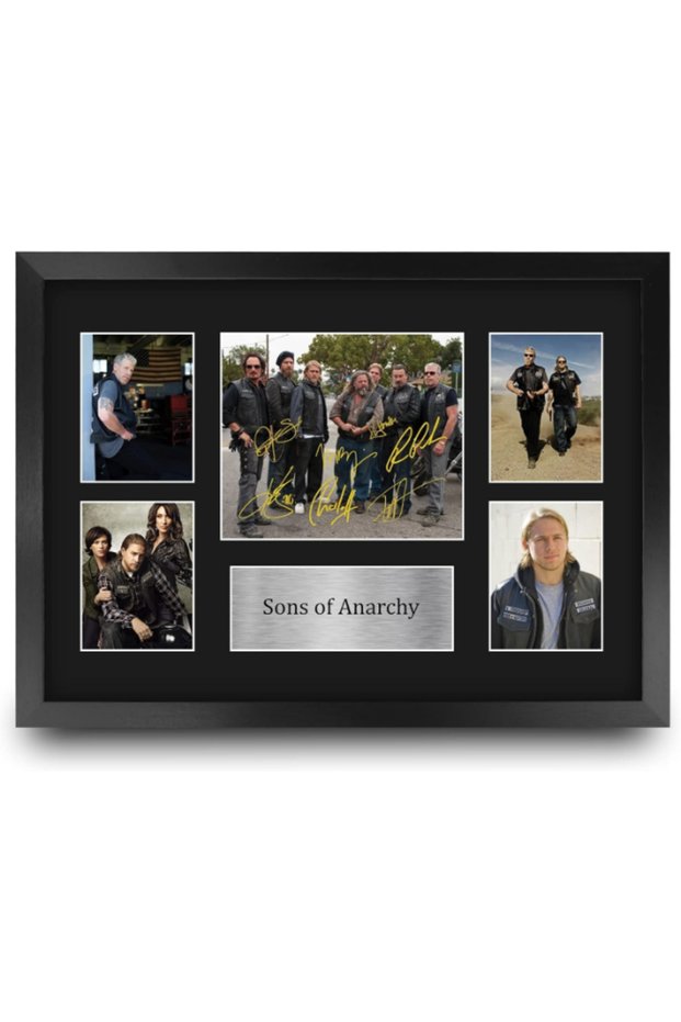 FR A3 Sons of Anarchy Gifts Printed Signed Autograph Picture Presentation Display for TV Show Fans - A3 Framed