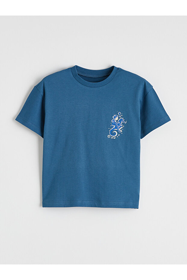 Lc waikiki crew neck printed boys' t-shirt