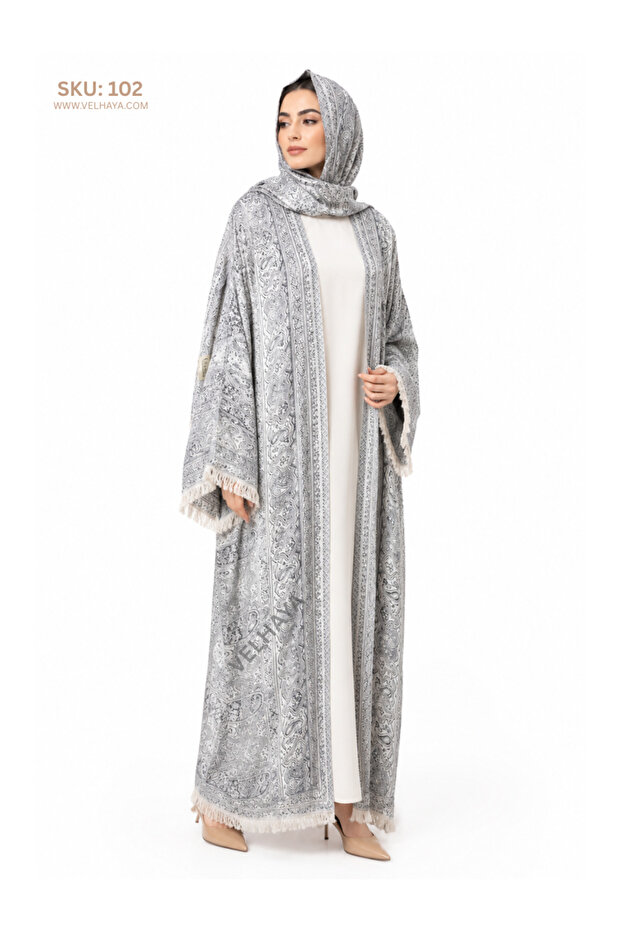 stonework Pashmina Abaya With Inner dress – Soft & Comfortable Dubai Style Abaya