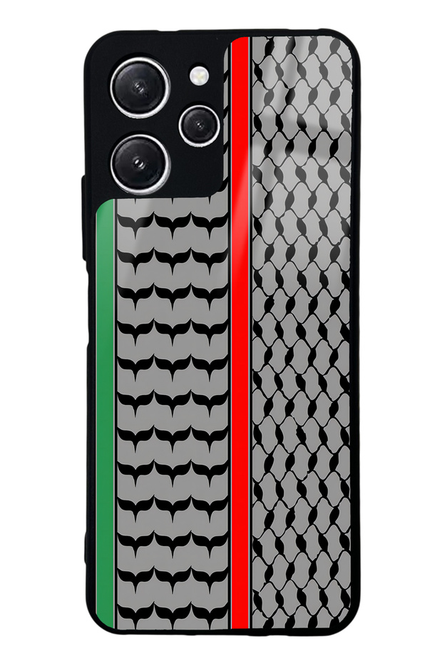 Xiaomi Redmi 12 Glossy Phone Case with Linear Design