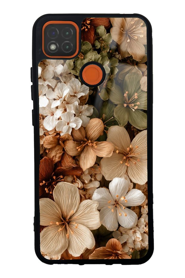 حافظة هاتف لامعة بتصميم باقة الخريف لهاتف Xiaomi Redmi 9C