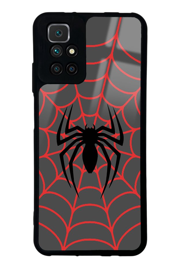حافظة هاتف Xiaomi Redmi 10 Spider Design لامعة