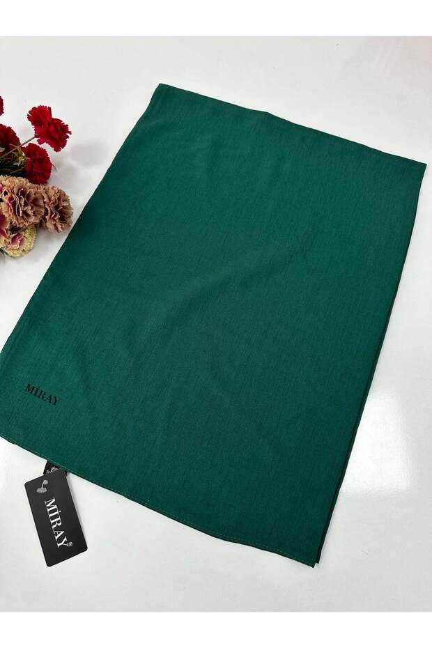 Romeo Cotton Linen Shawl Color: Emerald Vdm0106