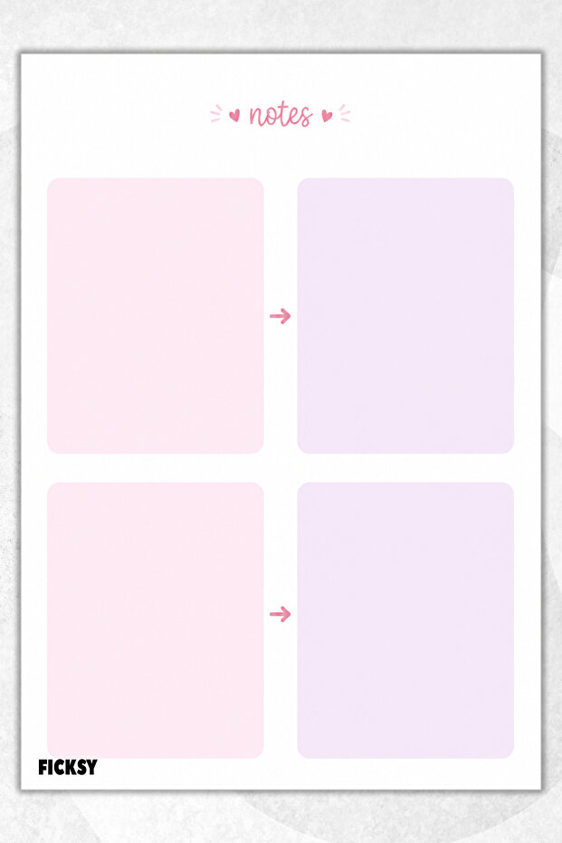 A5 Notepad Unlined Notebook - 50 Sheets - Memopad - Notepad - Notepad - Note Paper - 1