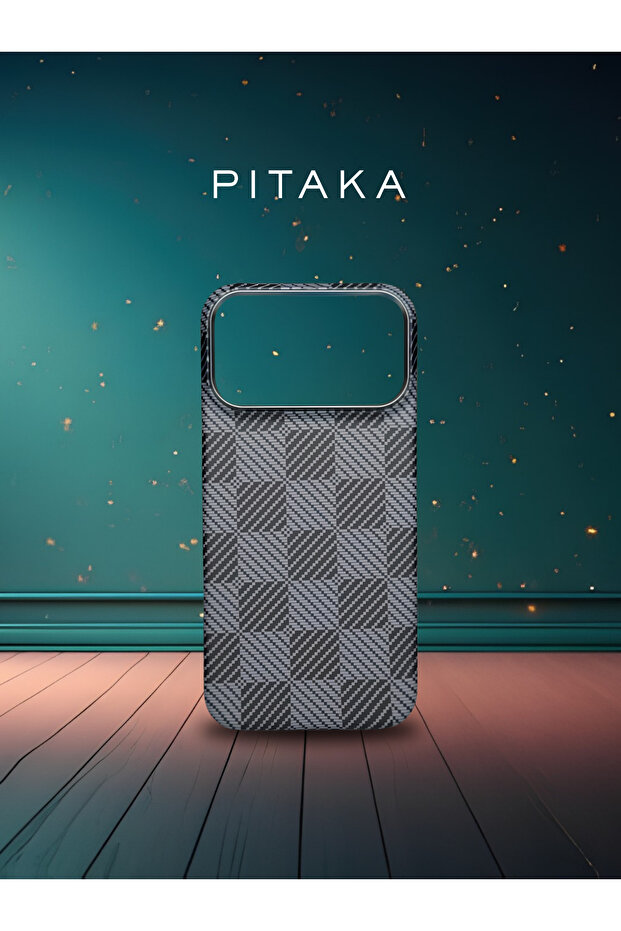 Premium Aramid Fiber Mobile Case | Ultra-Thin, Lightweight, Tactile Woven Texture, Enhanced Camera Protection, MagSafe Compatible & Durable Geometric Protective Cover