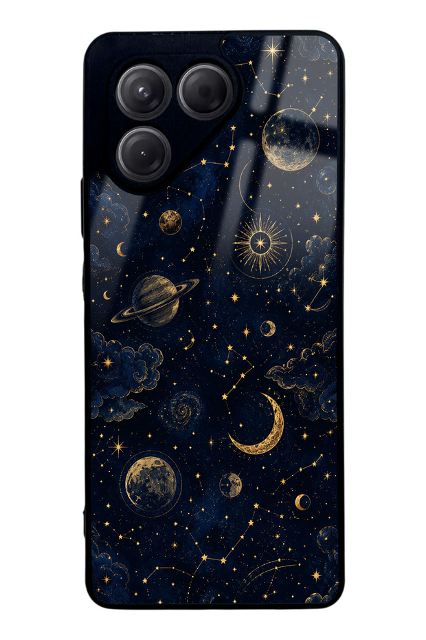 Tecno Pova 7 Celestial Night Design Glossy Phone Case