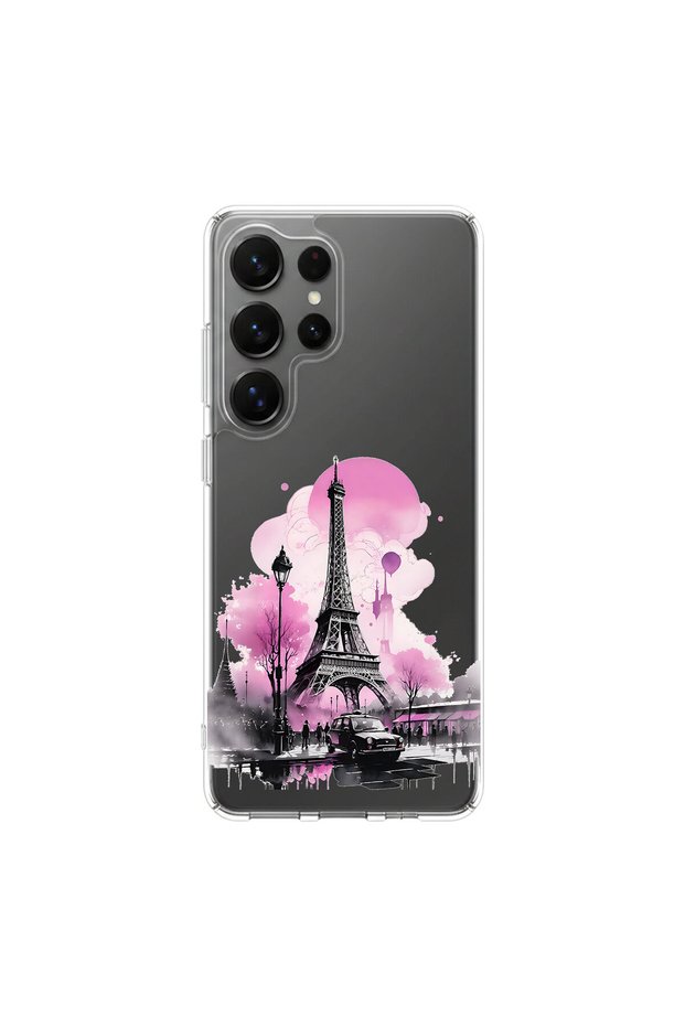 Samsung Galaxy S25 Ultra Compatible Paris 1 Design Transparent Case