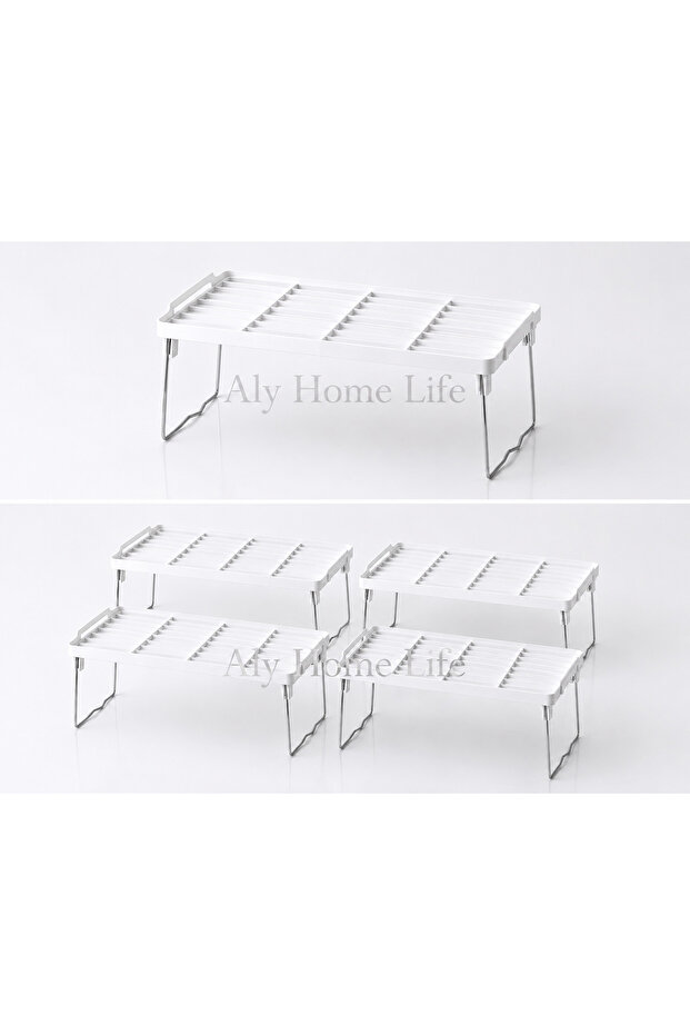 4-Piece Multi-Purpose Shelf Organizer 35X22X15