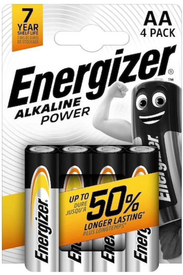 Alkaline Batteries AA 1.5V 4pcs Code: 101529