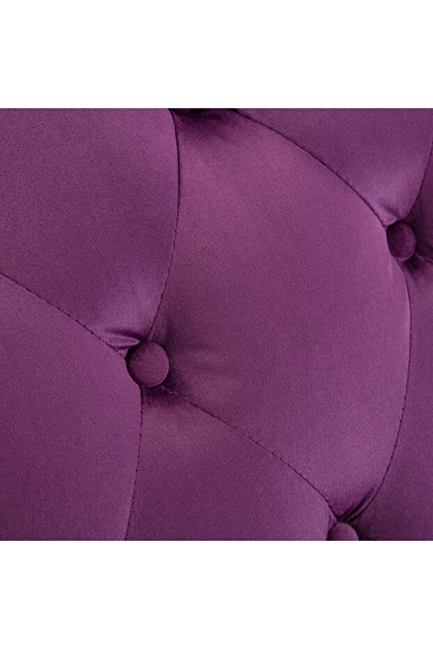 Șezlong, violet, catifea - 7