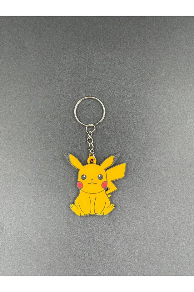 Pikachu Figured Keychain Cute Anime Character Accessory