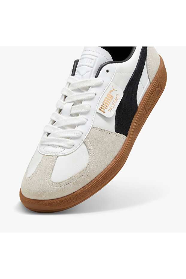Palermo Leather Unisex Beyaz Spor Ayakkabı - 5