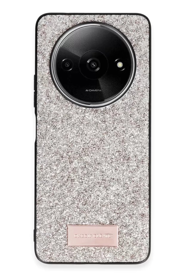 Onegif Redmi A3 4g Compatible Bright Glitter Cover - Gold