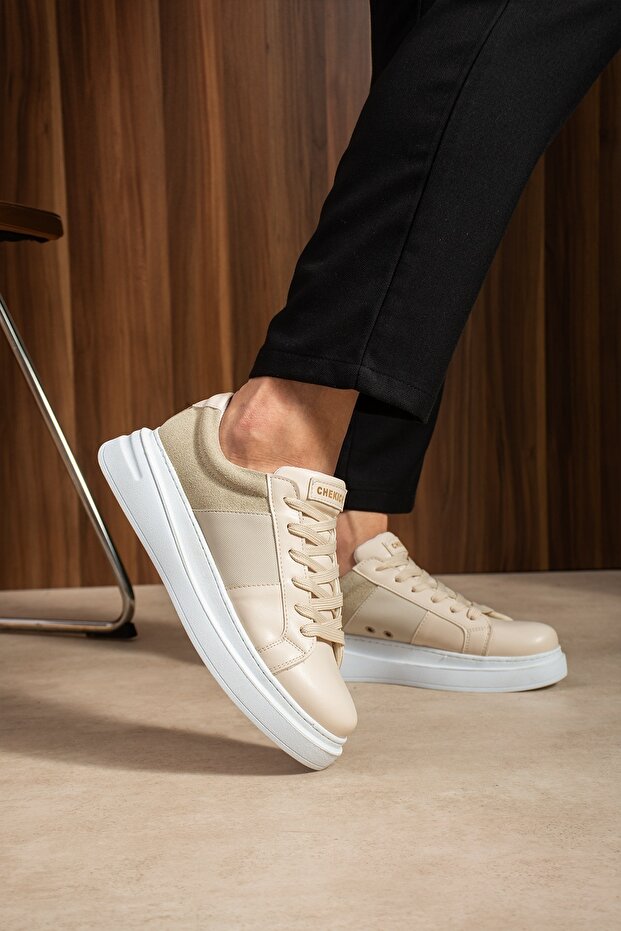 Ch2627 - Veloura Men's Shoes Beige
