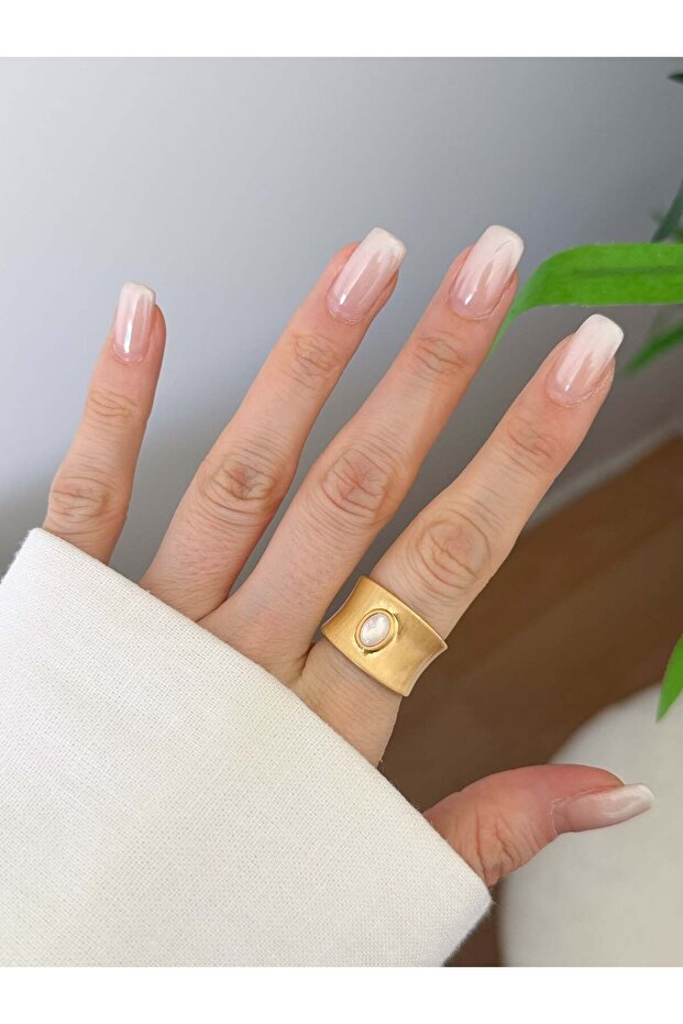 Steel Thick Matte Ring (Adjustable) - 2