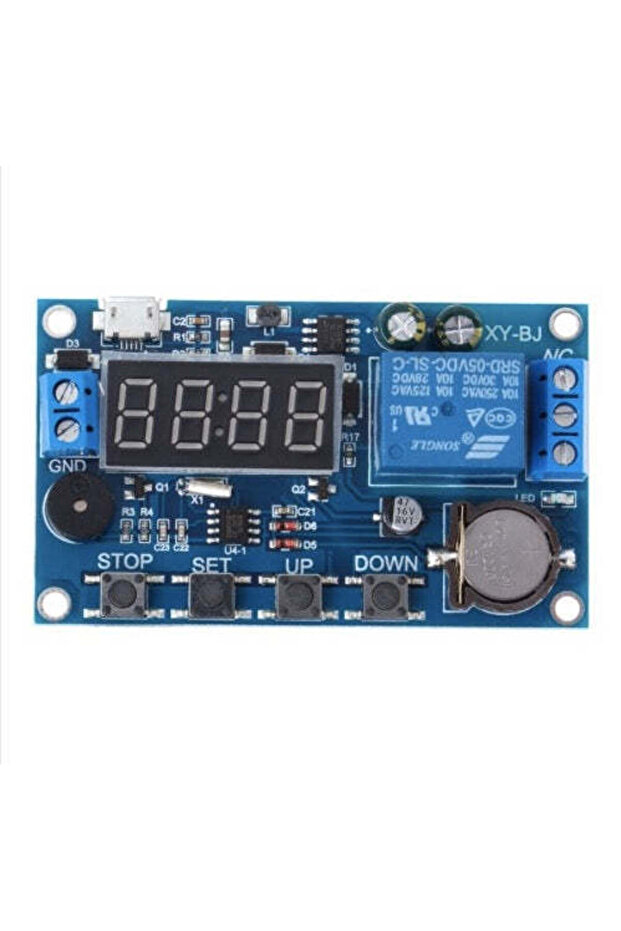 1E11 Trigger Cycle Timer Delay Switch 5-30v Relay Switch Module 24H Timing control