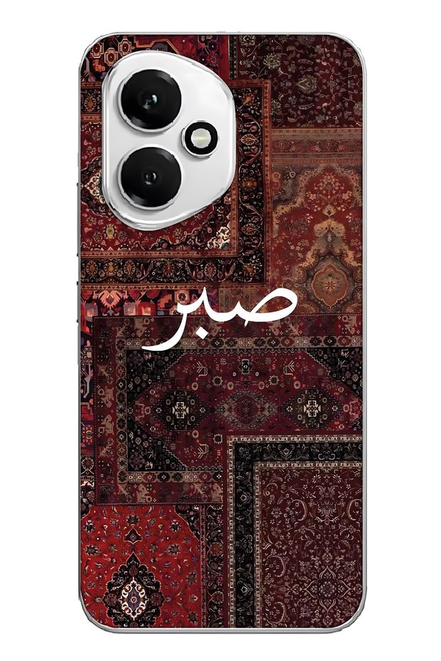 غطاء هاتف شفاف بنمط سجاد عتيق متوافق مع هونور 400