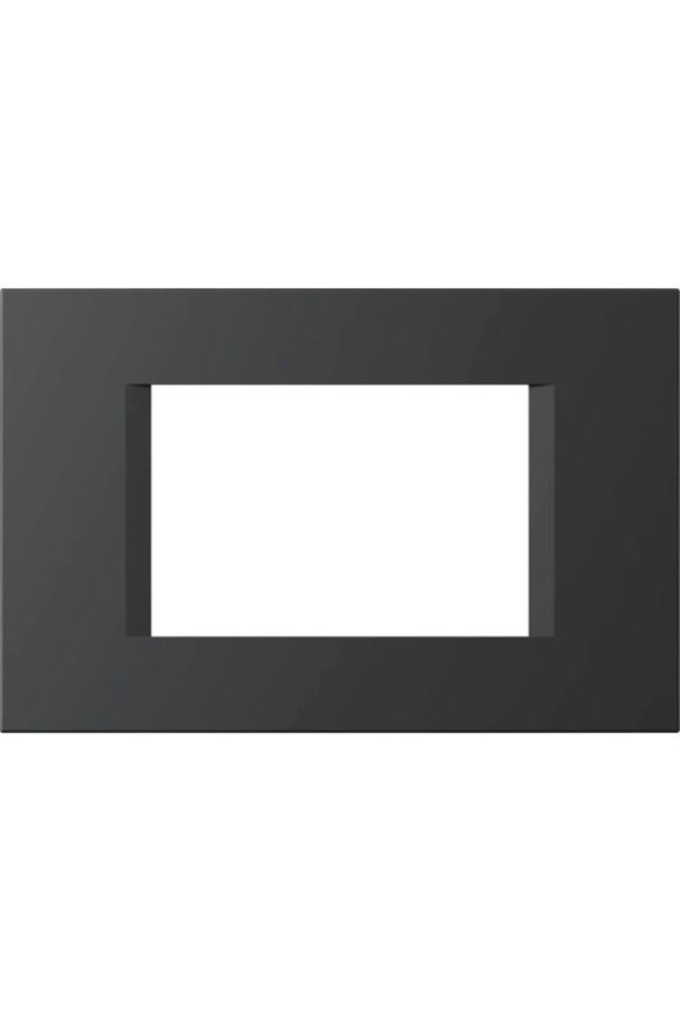 TEM Line 3-module device frame, matt black