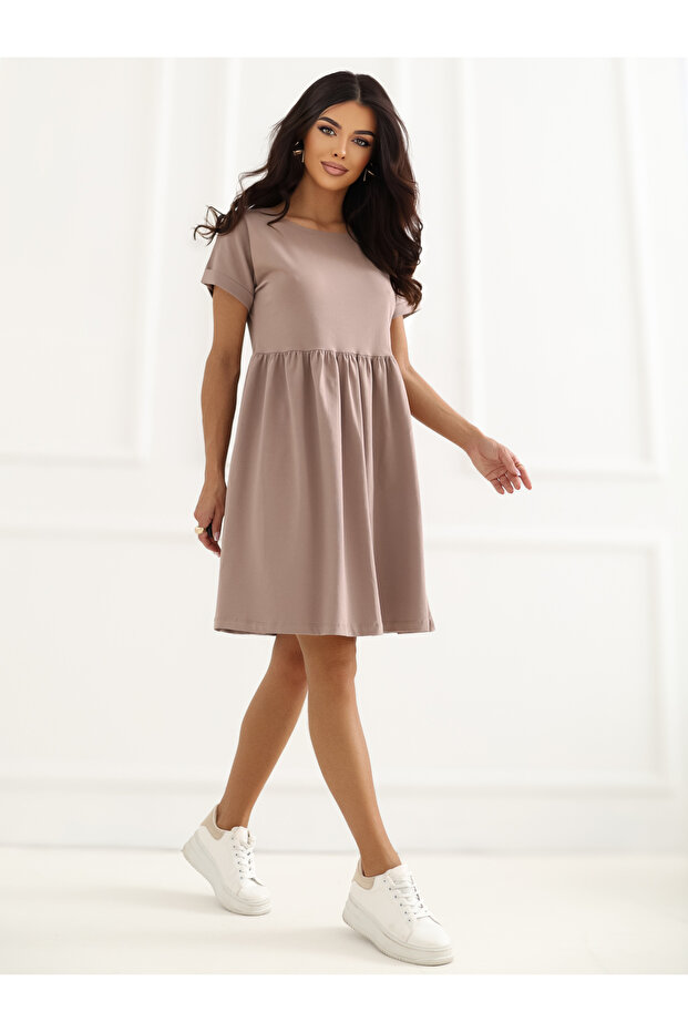 Rochie Dama Bej - 4