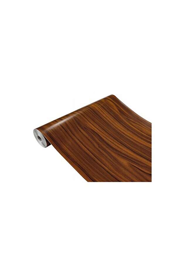 Red Walnut Wood Patterned Adhesive Foil 45cm X 1Mt, Decorative and Stylish