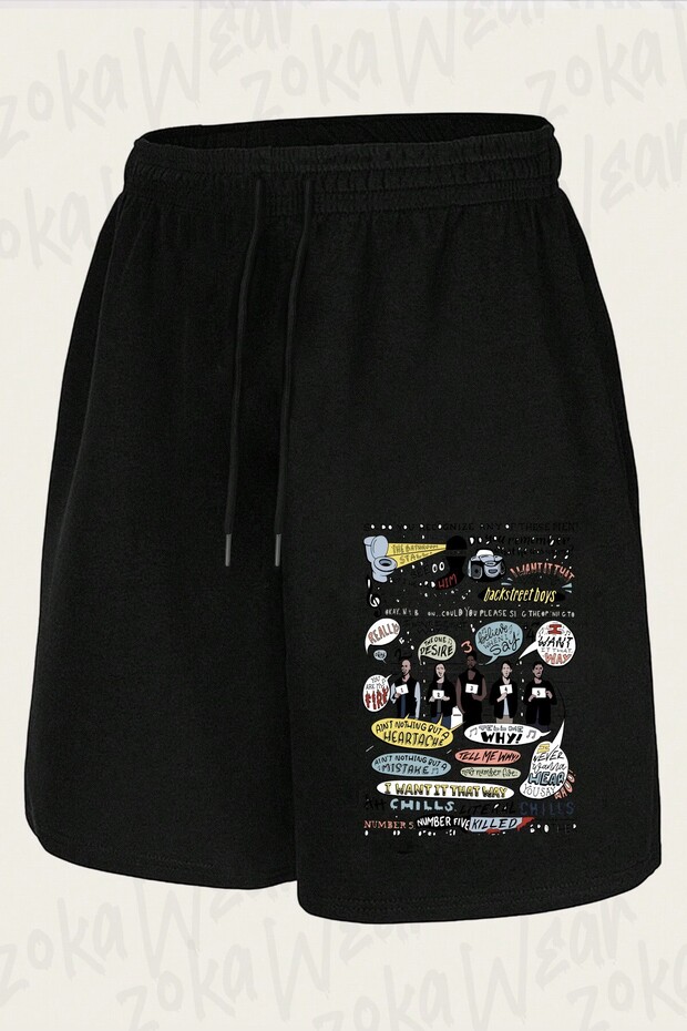 Unisex I Want It That Way B99 Design Printed Shorts