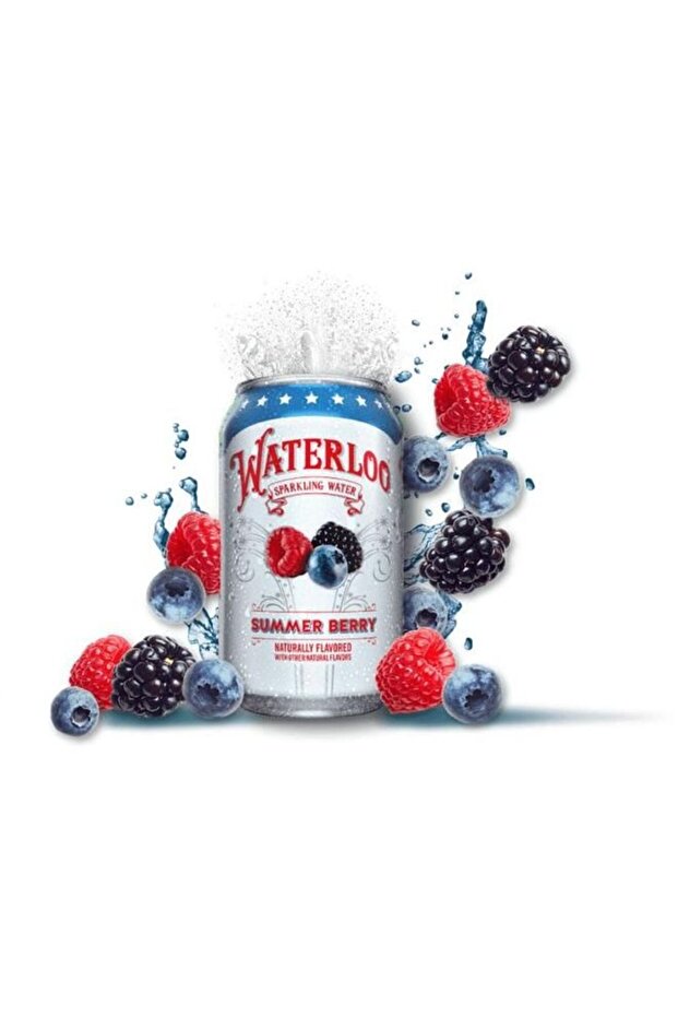Waterloo Summer Berry Sparkling Water 355ml