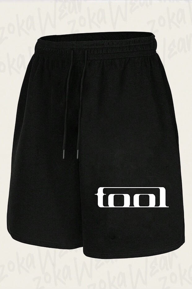 شورت مطبوع بتصميم شعار Tool Design للجنسين