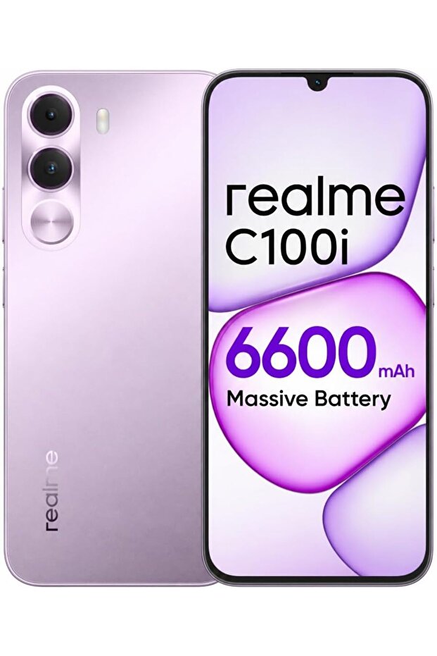 C100i 4G ثنائي الشريحة باللون الأرجواني الفاتح، ذاكرة وصول عشوائي 4 جيجابايت، سعة تخزين 64 جيجابايت - النسخة الدولية