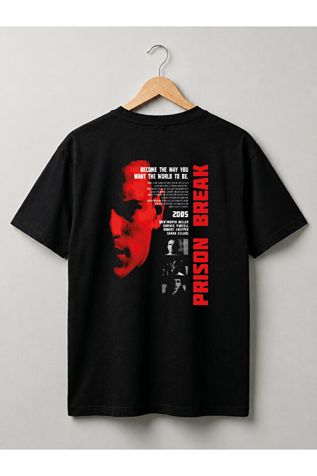 Prison Break Design Unisex New Season Oversize Cotton T-Shirt