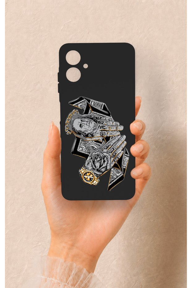 Samsung A06 Compatible Self Made Patterned Silicone Case