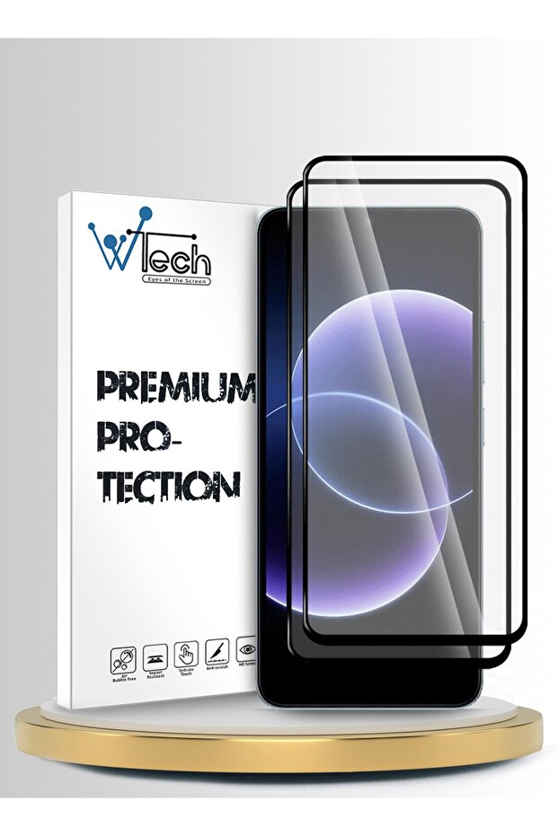 Redmi 17C 4G 2026 Premium E2E Series Full Glue Full Cover Tempered Glass 2 Pack Clear/Black