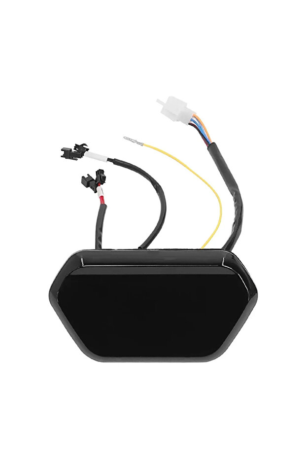 شاشة عرض LCD سوداء عالمية للدراجات الكهربائية/السكوتر الكهربائي بجهد 48 فولت و60 فولت و72 فولت، لوحة تحكم