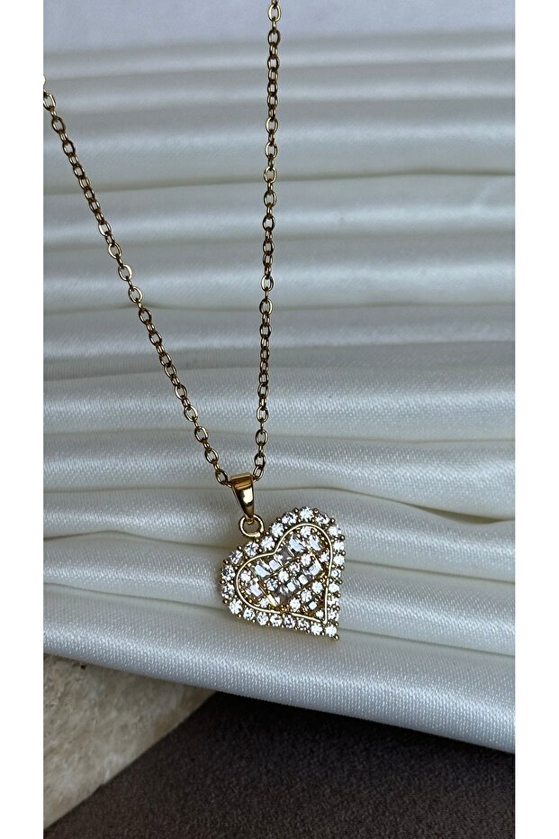 Minimal Heart Steel Necklace